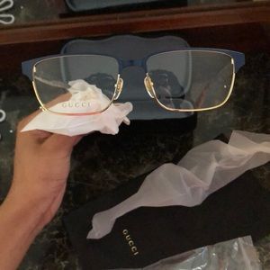 Gucci glasses.